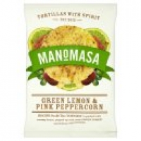 Asda Manomasa Green Lemon & Pink Peppercorn Corn Chips