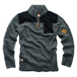 Scruffs Half Zip Knit Jumper L