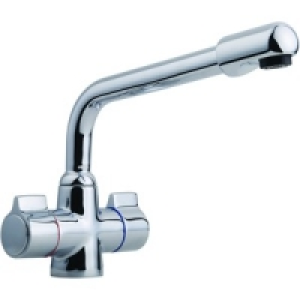 Wickes Perlie Mono Mixer Kitchen Sink Tap Chrome