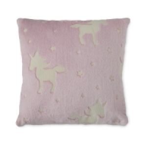 Aldi  Unicorn Glow In The Dark Cushion