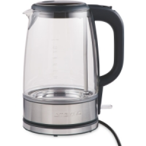 Aldi  Silver Glass Kettle