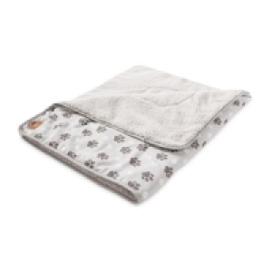 Paw Print Cosy Pet Blanket