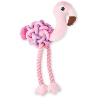 Aldi  Flamingo Multi Texture Dog Toy