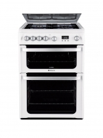 LittleWoods  Hotpoint Ultima HUG61P 60cm Double Oven Gas Cooker with FSD 