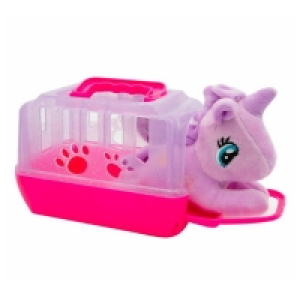 Unicorn Plush Toy With Carry Case 13cm £4.99
