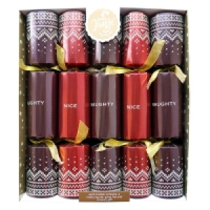 QDStores  10 Deluxe Crackers Naughty & Nice 14 Inch