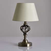 Wilko  Wilko Brass Swirl Table Lamp