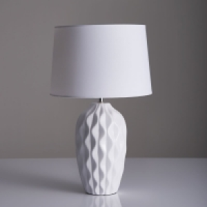 Wilko  Wilko Textured Table Lamp