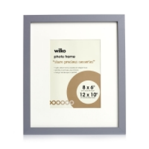 Wilko  Wilko Grey Photo Frame 12 x 10 Inch