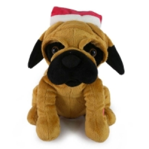 QDStores  Christmas Animated Pug Dog