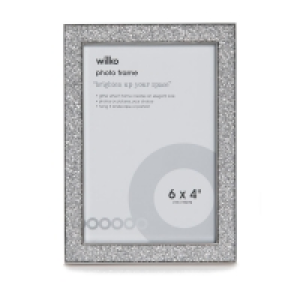 Wilko Glitter Photo Frame 6 x 4 Inch £5.50