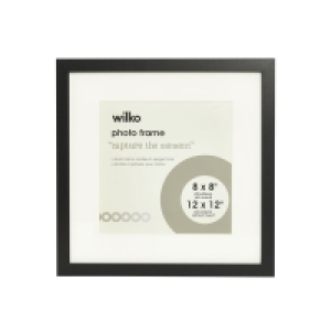 Wilko  Wilko Black Photo Frame 12 x 12 Inch