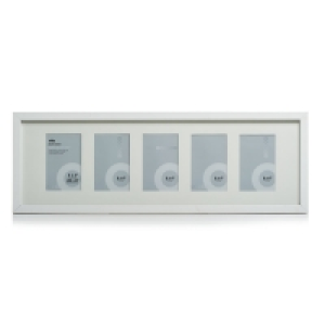 Wilko White 5 Multi Aperture Photo Frame 6 x 4 Inch £7.50