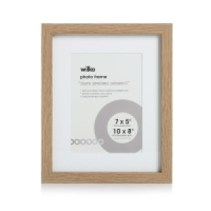 Wilko  Wilko Light Wood Effect Photo Frame 10 x 8 Inch