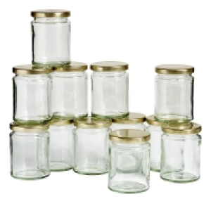 Wilko 12 pack 300ml Twist Top Jar £5.00