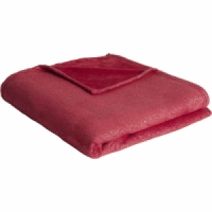 Wilko  Wilko Red Sparkle Throw 200 x 200cm