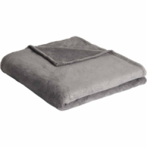 Wilko  Wilko Grey Sparkle Throw 200 x 200cm