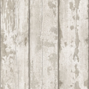 Arthouse White Wood Wallpaper £7.20