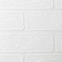 Wilko  Superfresco Brick Textured Vinyl White Wallpaper 93744