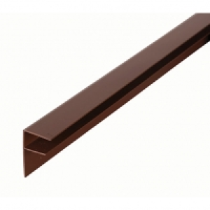 16mm PVC Side Flashing - Brown 6m £16.99