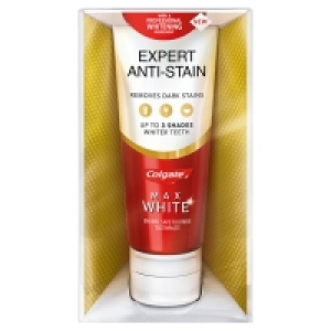 Wilko  Colgate Max White Expert Antistain Toothpaste 90ml