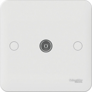 Lisse Single TV Outlet - White £2.50