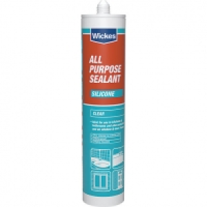 Wickes All Purpose Silicone Sealant - Clear 310ml £3.90