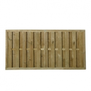 Forest Garden Pressure Treated Vertical Hit & Miss Fence Pan