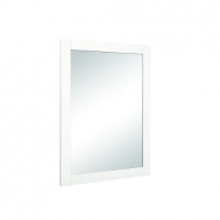 Wickes  Wickes Frontera White Framed Bathroom Mirror - 490mm