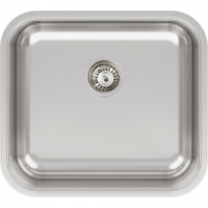 Abode Melbourne 1 Bowl Kitchen Sink - Stainless Steel £109.00