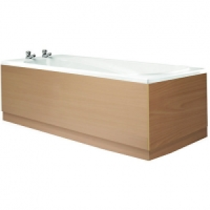 Wickes  Wickes Bath End Panel - Beech Effect 700mm