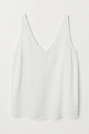 HM   V-neck satin vest top