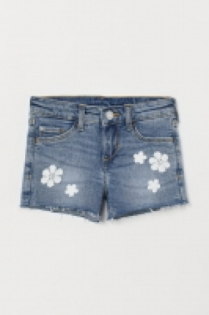  Appliquéd denim shorts £9.00