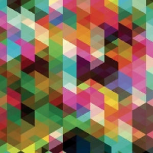ohpopsi Colourful Geometric Mosaic Wall Mural - L 3m (W) x 2 £47.00