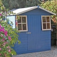 Wickes  Shire 7 x 7 ft Casita Decorative Shed with Overhang & Openin