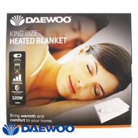 HomeBargains  Daewoo Heated Blanket (King Size)