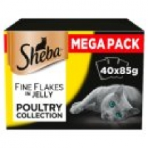 Fine Flakes Poultry Collection in Jelly Adult Cat Food Pouch £10.00