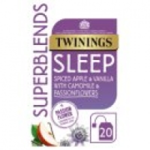 Twinings Superblends Sleep Spiced Apple & Vanilla with Camomile & Pas
