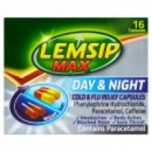 Max Day & Night Cold & Flu Relief Capsules £3.50