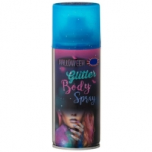 Halloween Glitter Body Spray - Blue