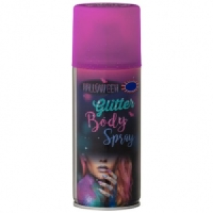 Halloween Glitter Body Spray - Purple