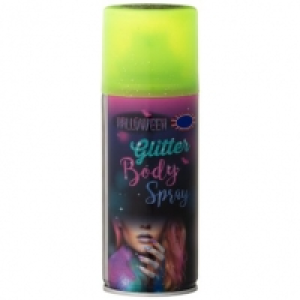 Halloween Glitter Body Spray - Green