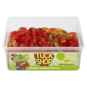 Tuck Shop Double Headed Worms Tub of 120