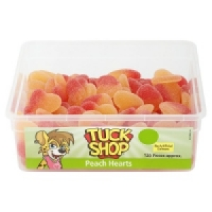 Tuck Shop Peach Hearts Tub of 120