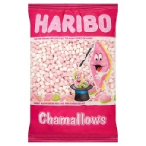 Haribo White & Pink Mini Mallows 1kg Bag