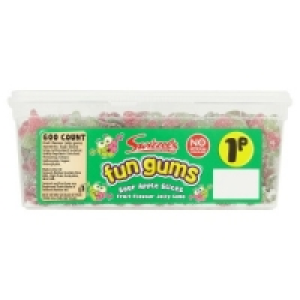 Makro  Swizzels Fun Gums Sour Apple Slices Tub of 600