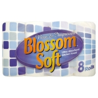 Makro Blossom Soft Blossom Soft White Kitchen Towel x 24