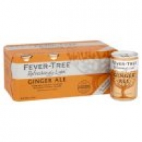 Asda Fever Tree Refreshingly Light Ginger Ale Cans