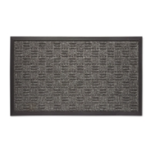 Basketweave Grey Doorguard Mat