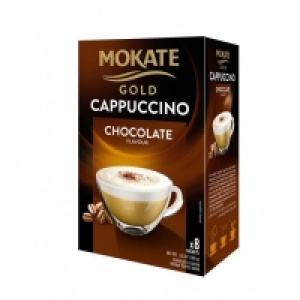 MOKATE GOLD CAPPUCCINO CHOCOLATE 8 SACHETS £0.69